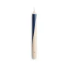 Hay - Pattern Candle - Off-white with blue swirl