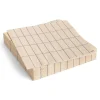 Hay - Pattern Napkins - Off-white and blue grid - Lunch