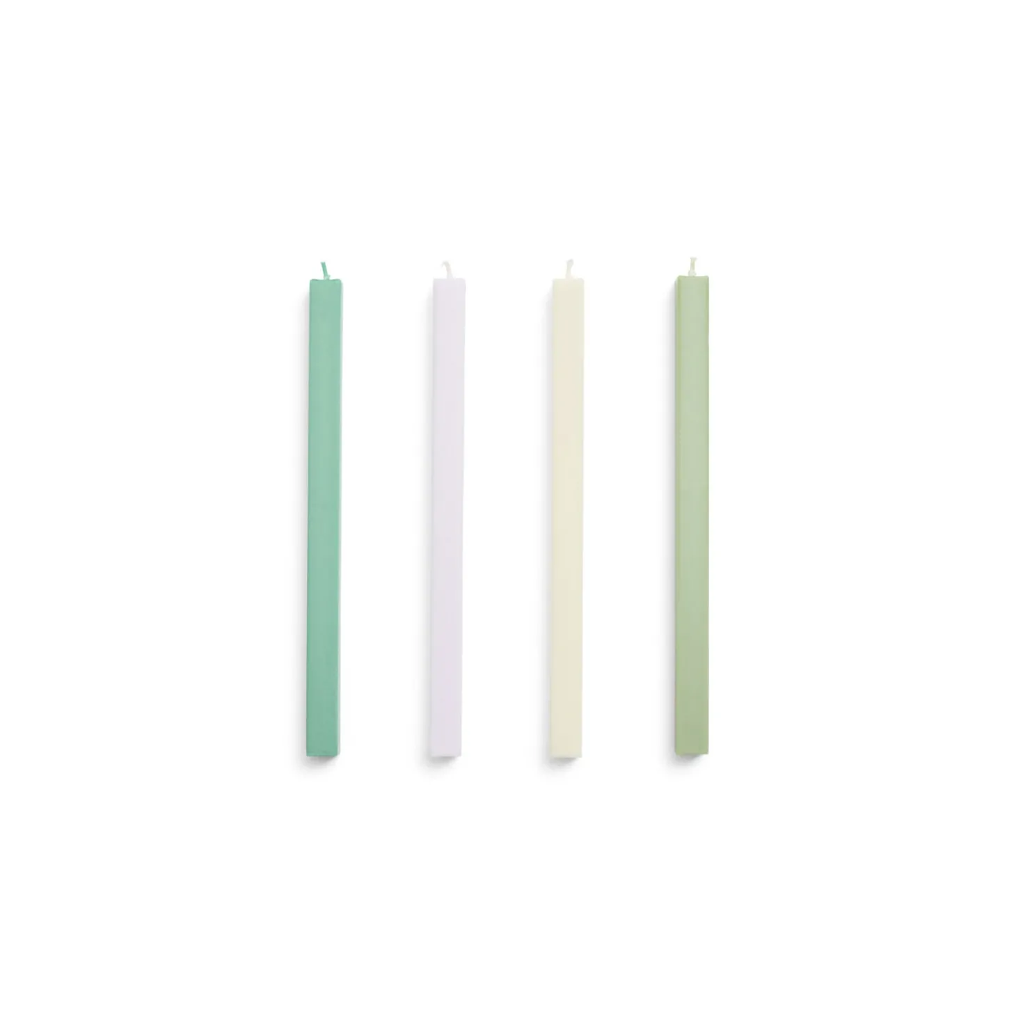Hay - Stearinlys - Square - Sæt med 4 stk. - Pastel