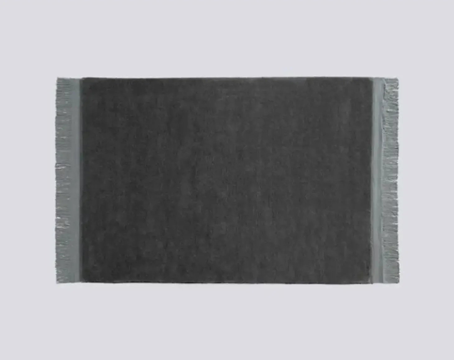 HAY tæppe - Raw Rug 140 x 200 i antracit, Wrong For HAY