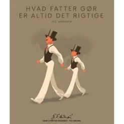 H. C. Andersen Original - "Hvad fatter gør" Plakat i ramme - 40x50