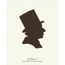H. C. Andersen Original - "Silhuet" Plakat i ramme - 40x50