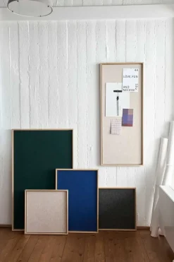 Hemverk - Opslagstavle m. akustiske egenskaber - Recy - Blå - 40x40