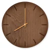 Hemverk - Vægur - Dark Oak - Mørk Eg/Guld - Ø28 cm
