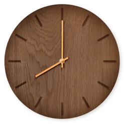 Hemverk - Vægur - Dark Oak - Mørk Eg/Guld - Ø28 cm