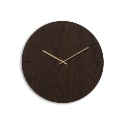 Hemverk - Vægur - Dark Oak - Mørk Eg/Kobber - Ø38 cm