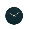Hemverk - Vægur - Felt grøn - Ø28 cm - Kobber visere