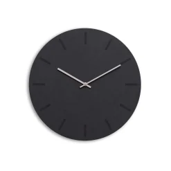 Hemverk - Vægur - Gunpowder - Sort/Sølv - Ø38 cm