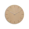 Hemverk - Vægur - Light Oak - Eg/Sølv - Ø28 cm