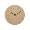 Hemverk - Vægur - Light Oak - Eg/Sort - Ø28 cm
