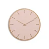 Hemverk - Vægur - Lys Eg/Powder Dusty Rose - Kobber visere - Ø38 cm