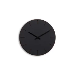 Hemverk - Vægur - Mørk Eg/Sort - Sorte visere - Ø28 cm