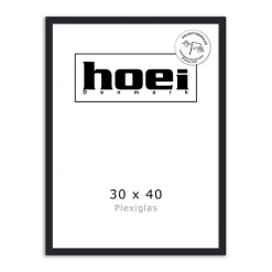 HOEI 111 - SORT FYRRETRÆ 30X40 - PLEXIGLAS