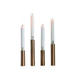 Hove Home - Adventstal til lysestager - Brass