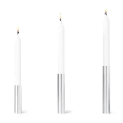 Kunstindustrien - Slim Light lysetage rustfri stål - Højde 10 cm