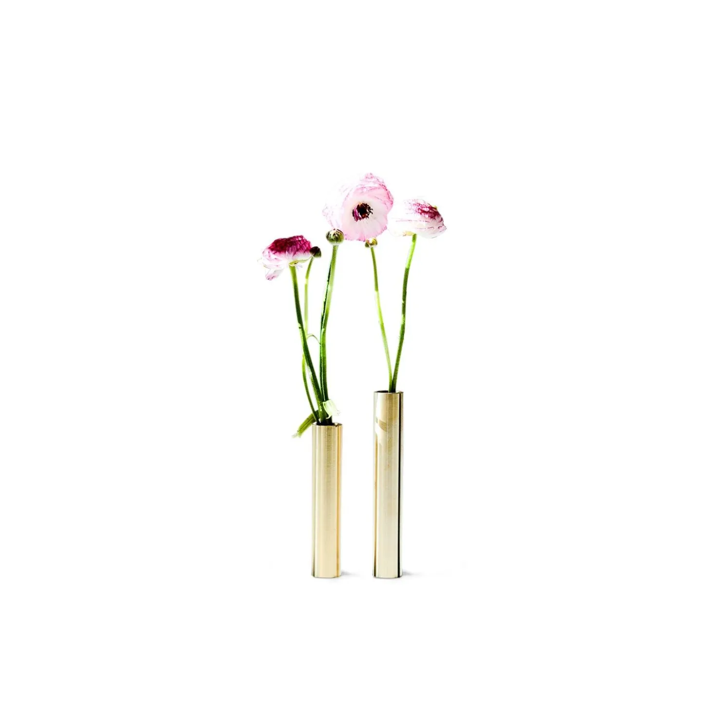 Kunstindustrien - Slim Vase - Messing - Højde 17 cm