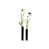 Kunstindustrien - Slim Vase - Sort - Højde 14 cm