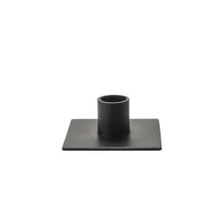 Kunstindustrien - Square lysestage Ø2,2 - Sort