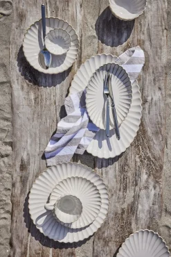 Lene Bjerre - Camille skål 15x15 cm. råhvid