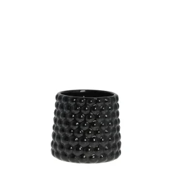 Lene Bjerre - Dotsie urtepotteskjuler Ø14cm sort