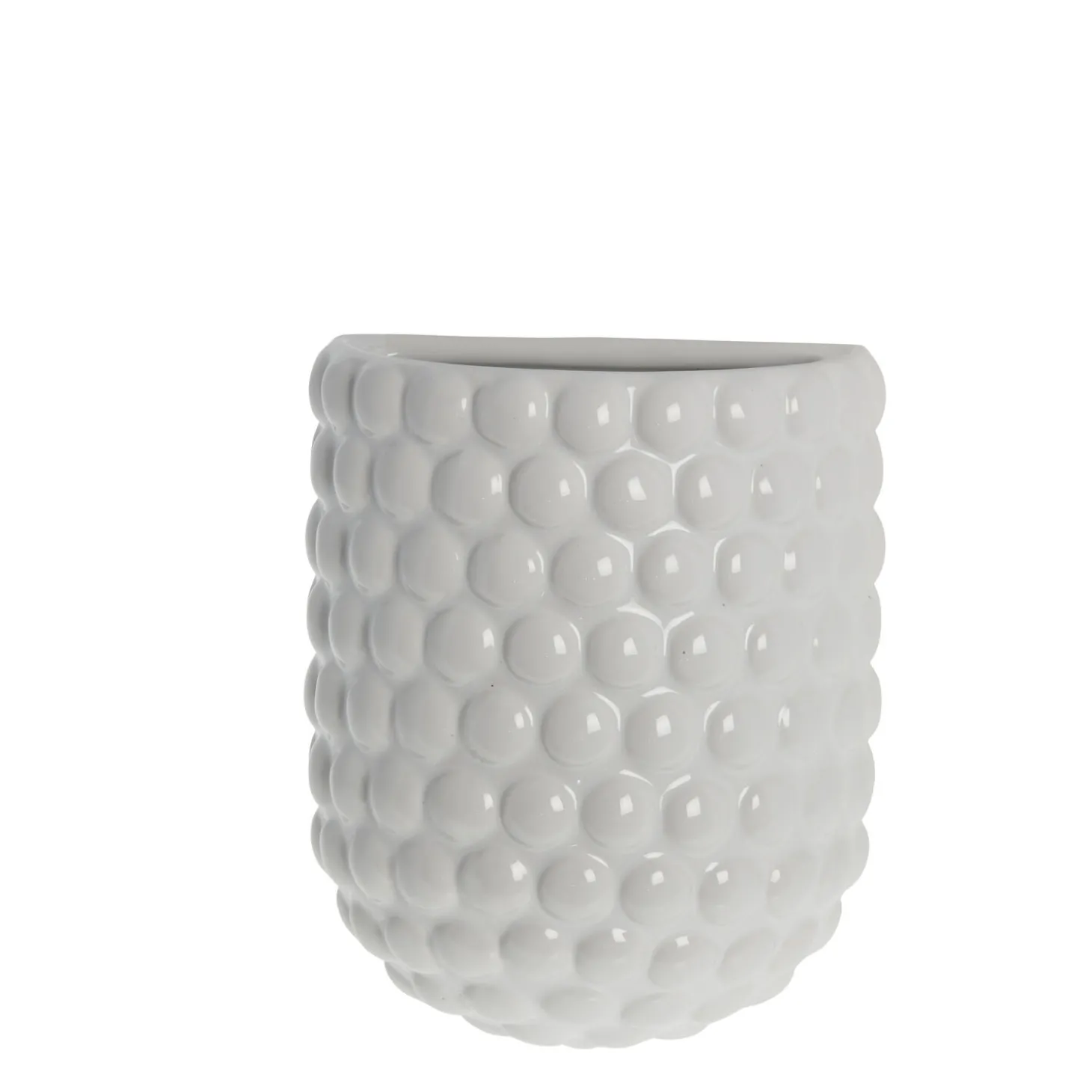 Lene Bjerre - Dotsie væghængt vægpotte H20 cm. hvid