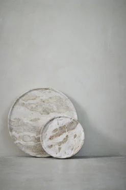 Lene Bjerre - Ellia marmorfad Ø25 cm. sand