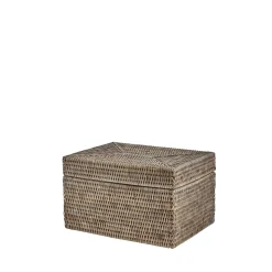 Lene Bjerre - Norah æske m. låg 30x22 cm. Natur