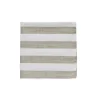 Lene Bjerre - Olivia mundserviet 40x40 cm. beige stribet
