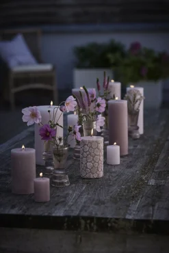Lene Bjerre - Rustic bloklys støvet aubergine mellem