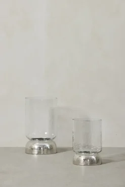 Lene Bjerre - Sandia stage til bloklys H20,7 cm. sølv