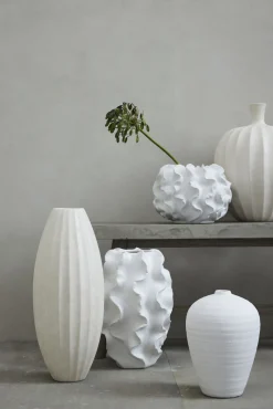 Lene Bjerre - Sannia vase H37,5 cm - Hvid