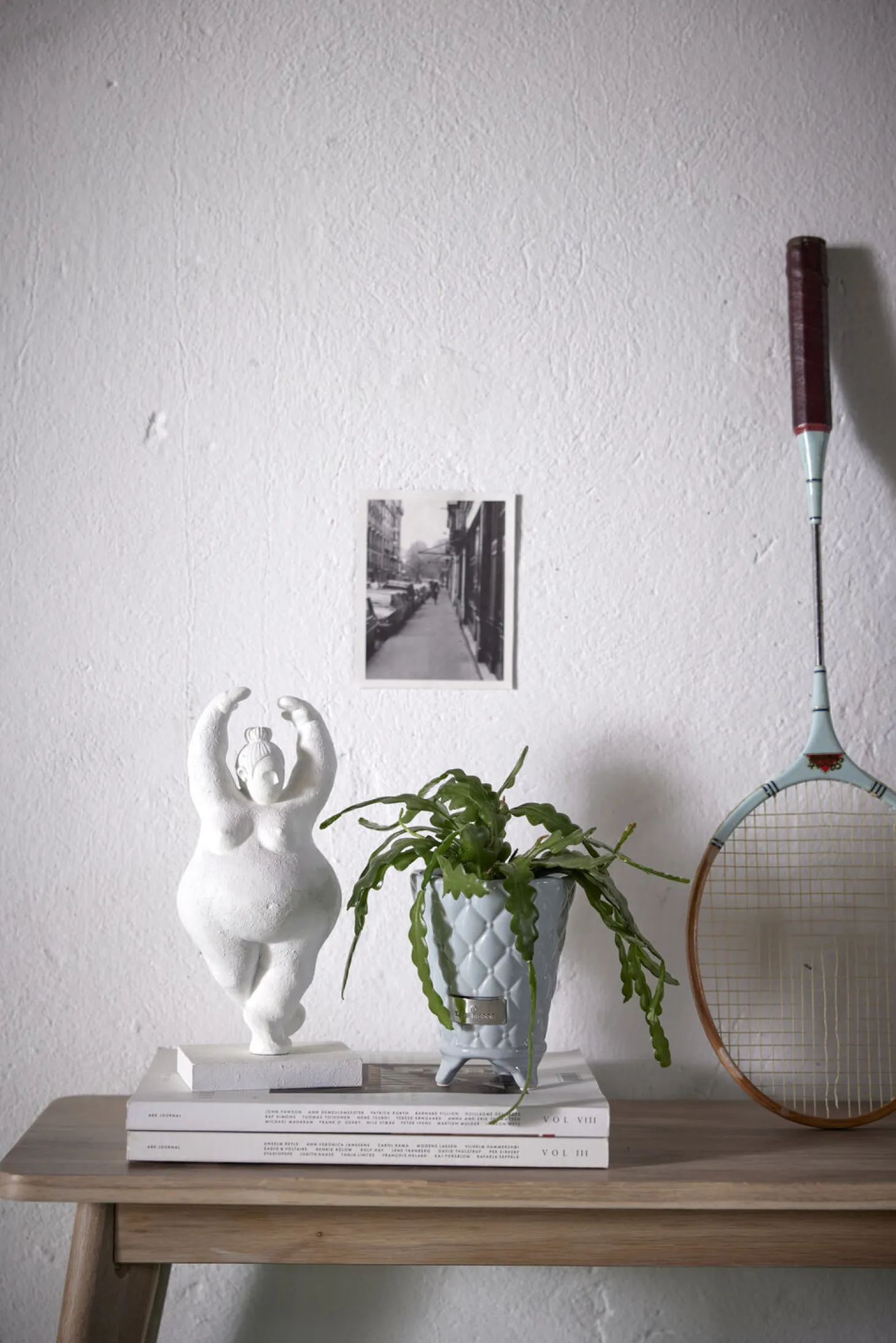 Lene Bjerre - Serafina kvinde figur H28 cm. hvid