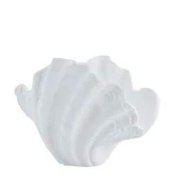 Lene Bjerre - Shella dekorationsvase H23 cm. hvid