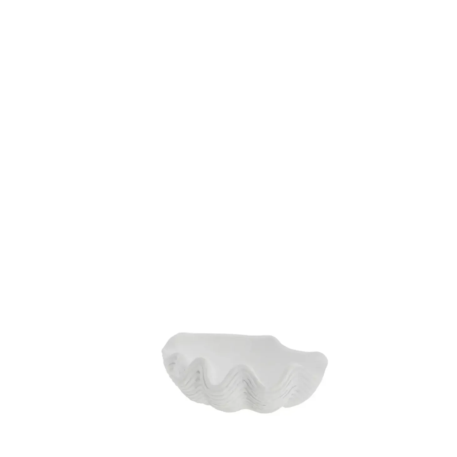 Lene Bjerre - Shella muslingeskål 14,5x12 cm. hvid hvid