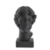 Lene Bjerre - Sielle figur kvinde m. blomster 31 cm. sort
