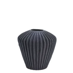 Lene Bjerre - Susia vase H16,5 cm. mørkegrå