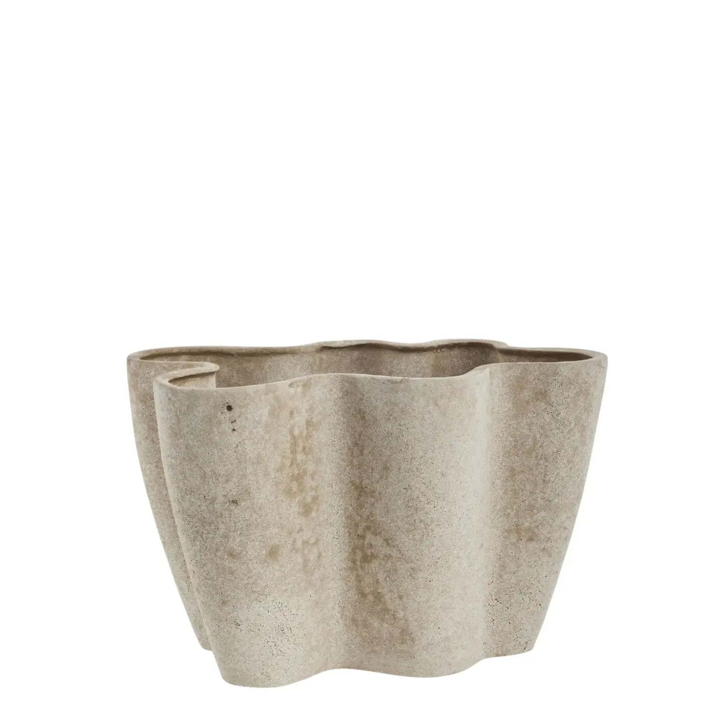 Lene Bjerre - Valina skjuler i stentøj 21x22 cm. sand