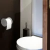 LindDNA - Toiletrulleholder - Nupo Black/ Alu Black