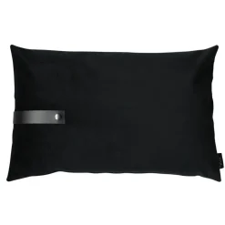 Louise Smærup pude - Sort pude i velour 60 x 40 cm