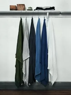 Lovely Linen - Badehåndklæde - Mørkegrå/Dark Grey