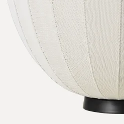 Made By Hand - Gulvlampe - Knit-Wit 65 High Oval Floor Level - Pearl White