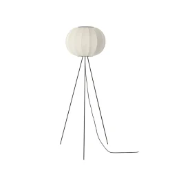 Made By Hand - Gulvlampe - Knit-Wit 45 Round Floor High - Pearl White