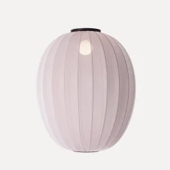 Made By Hand - Loftlampe - Knit-Wit 65 High Oval Ceiling - Light Pink