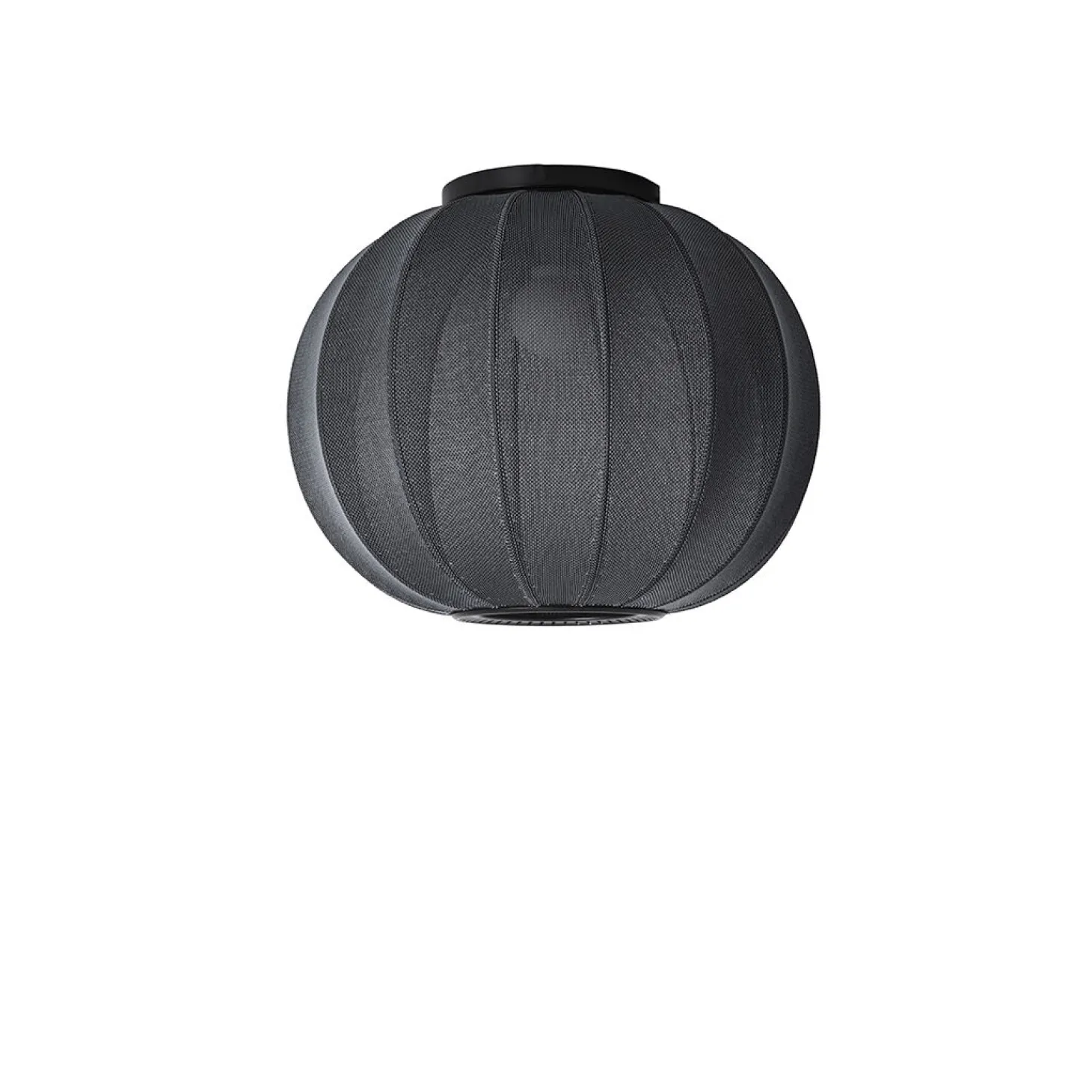 Made By Hand - Loftlampe - Knit-Wit 45 Round Ceiling - Black
