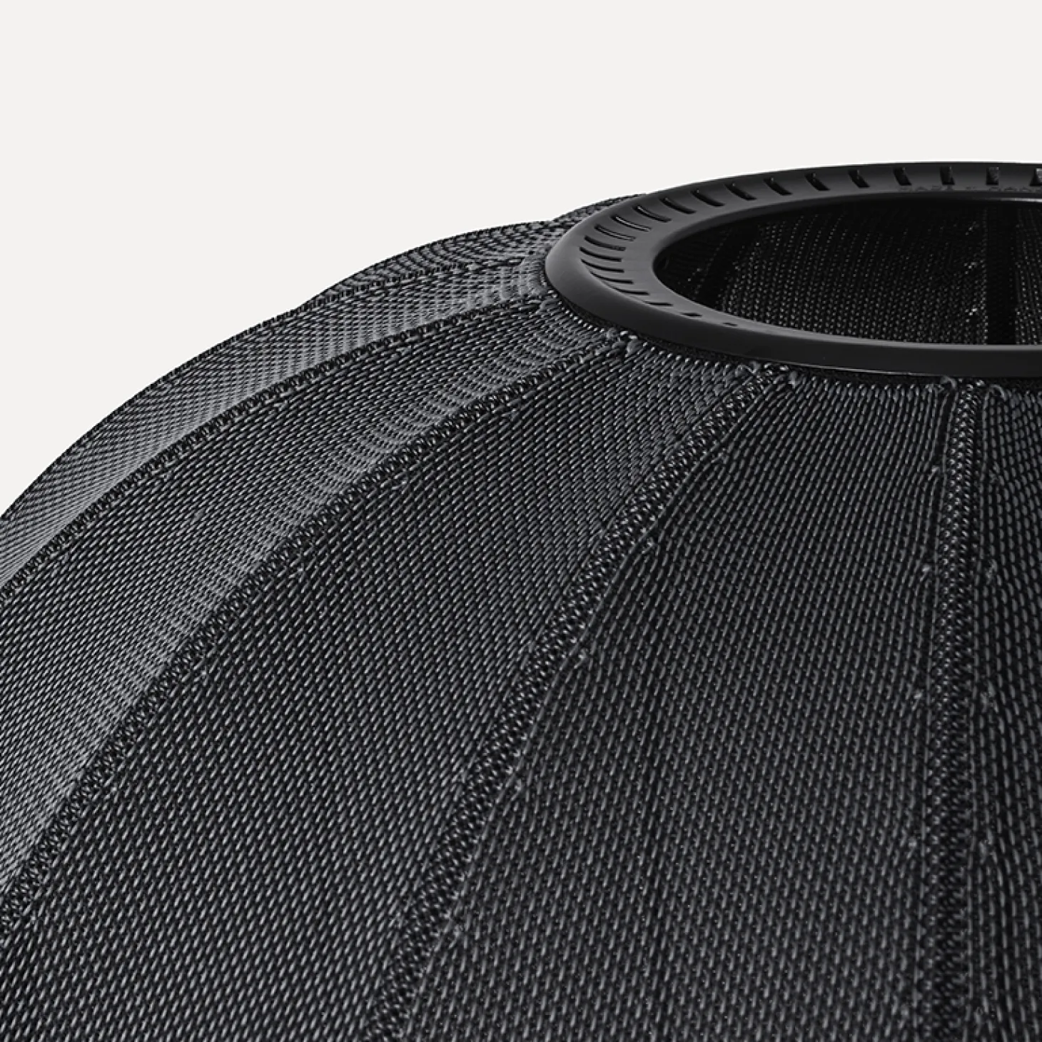 Made By Hand - Loftlampe - Knit-Wit 45 Round Ceiling - Black
