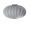 Made By Hand - Loftlampe - Knit-Wit 76 Oval Ceiling/Wall - Silver