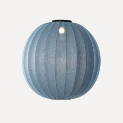 Made By Hand - Loftlampe - Knit-Wit 75 Round Ceiling - Blue Stone