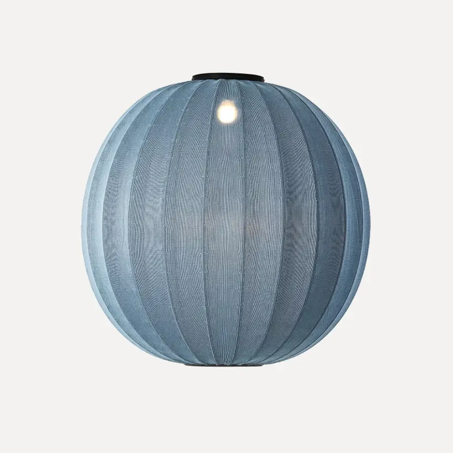 Made By Hand - Loftlampe - Knit-Wit 75 Round Ceiling - Blue Stone