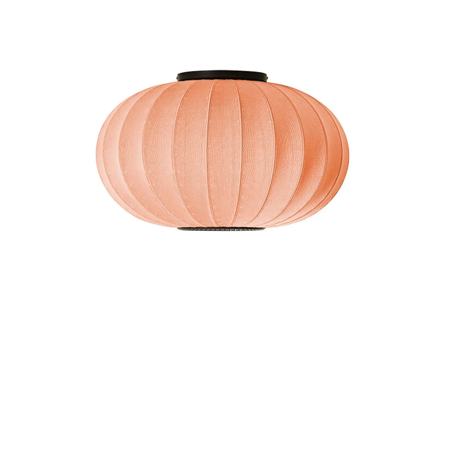 Made By Hand - Loftlampe - Knit-Wit 57 Oval Ceiling/Wall - Coral