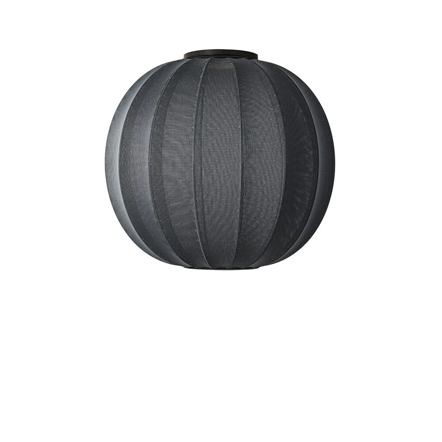 Made By Hand - Loftlampe - Knit-Wit 60 Round Ceiling - Black